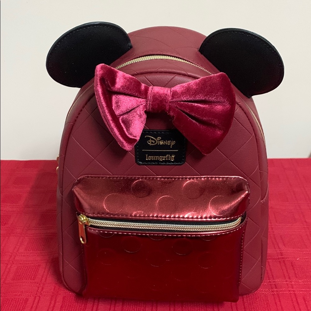 Loungefly Disney Backpack - Red and Black